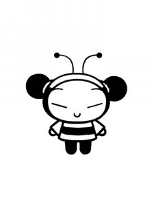 Pucca coloring page 5 - Free printable