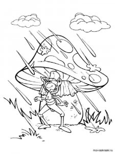 Rainy day coloring page 10 - Free printable