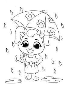 Rainy day coloring page 20 - Free printable