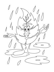Rainy day coloring page 21 - Free printable