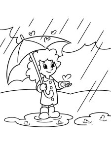 Rainy day coloring page 25 - Free printable