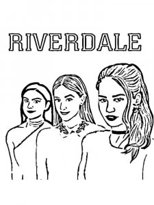 Riverdale coloring page 7 - Free printable