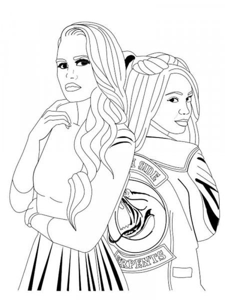 Riverdale coloring pages