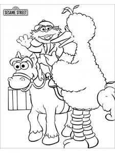 Sesame Street coloring page 11 - Free printable