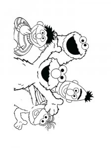Sesame Street coloring page 13 - Free printable