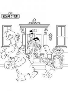 Sesame Street coloring page 22 - Free printable