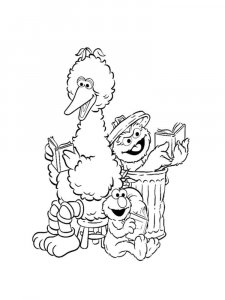 Sesame Street coloring page 25 - Free printable