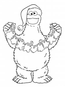Sesame Street coloring page 28 - Free printable