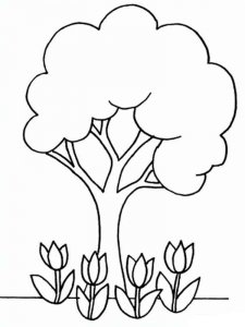 Simple coloring page 1 - Free printable