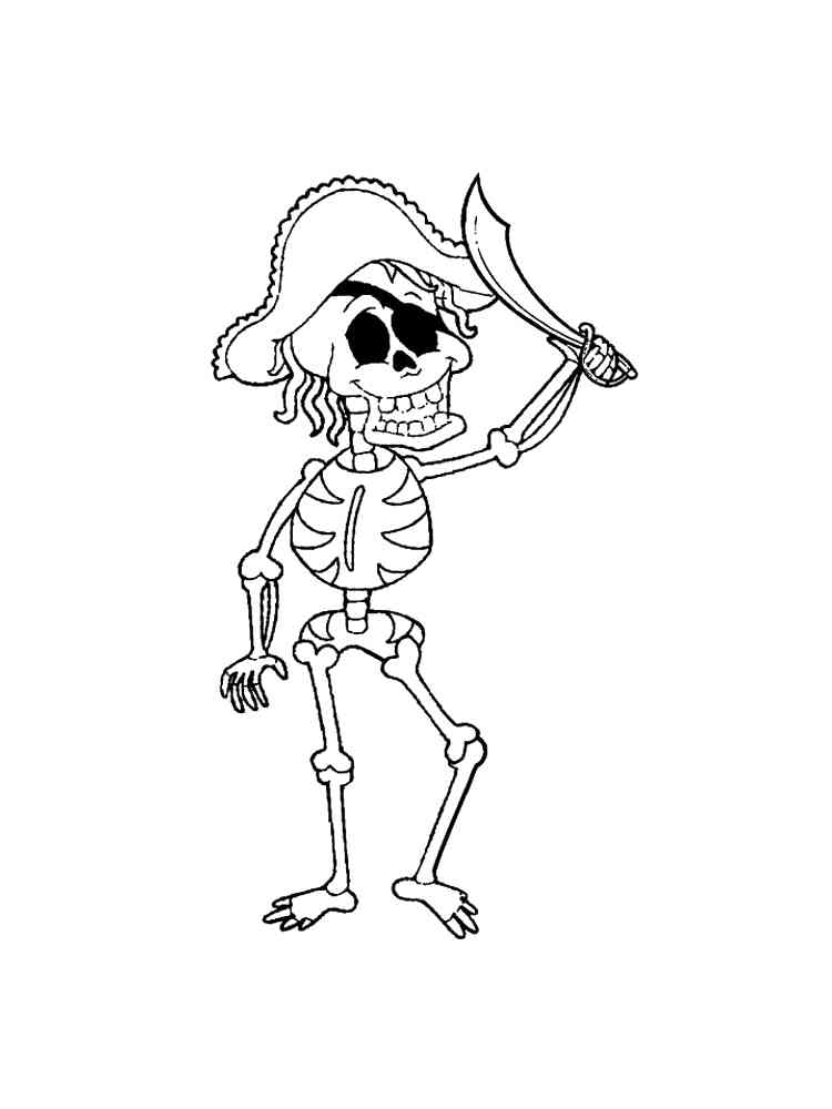 Download Skeleton coloring pages. Free Printable Skeleton coloring ...