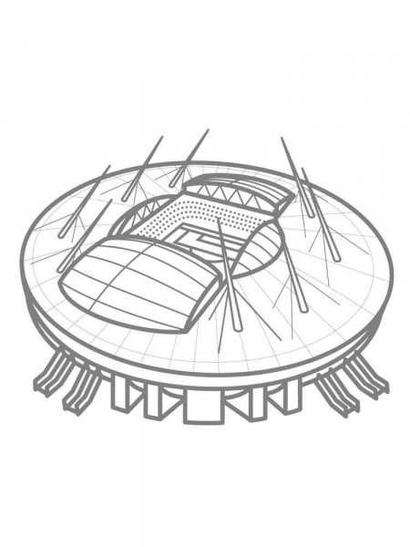 Stadium coloring pages