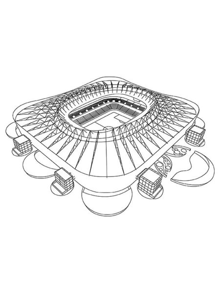 Stadium coloring pages