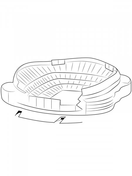 Stadium coloring pages