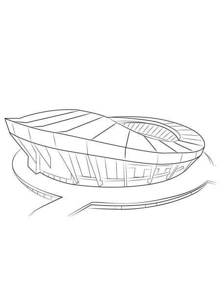 Stadium coloring pages