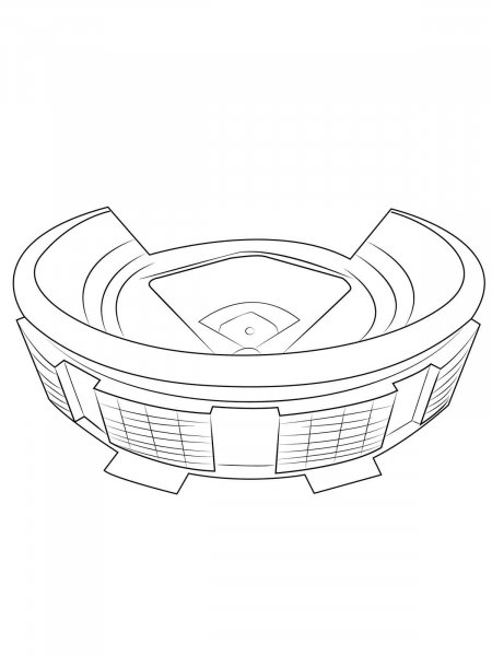 Stadium coloring pages