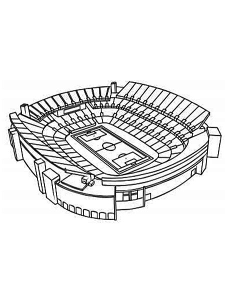 Stadium coloring pages