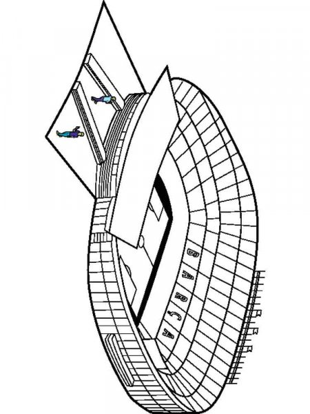 Stadium Coloring Pages