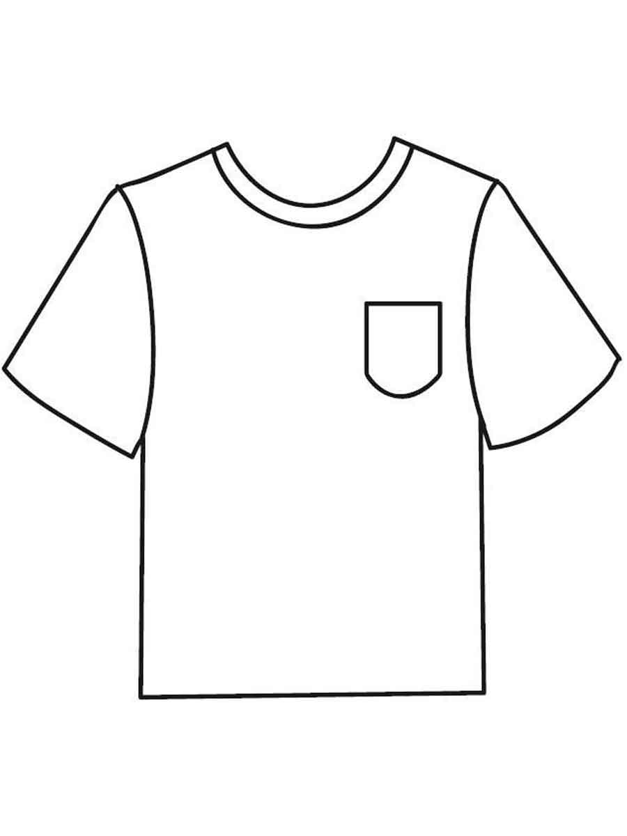 shirt coloring page