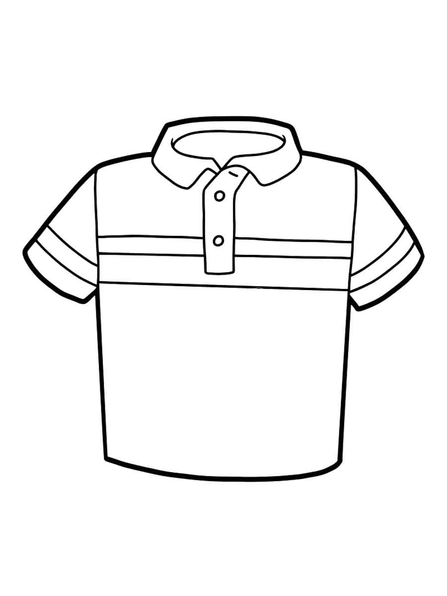T-shirt coloring pages