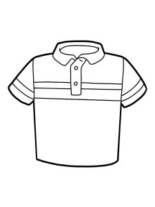 T-shirt coloring page 24