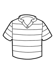 T-shirt coloring pages