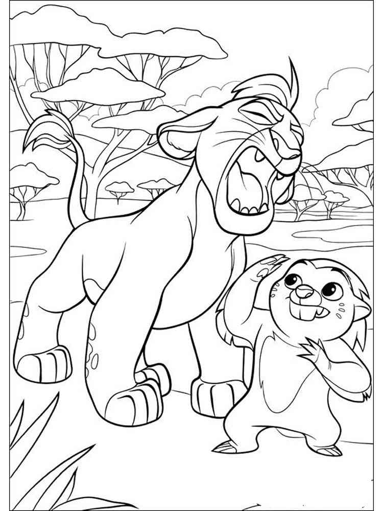 The Lion Guard coloring pages. Free Printable The Lion ...
