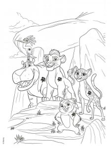 The Lion Guard coloring page 1 - Free printable