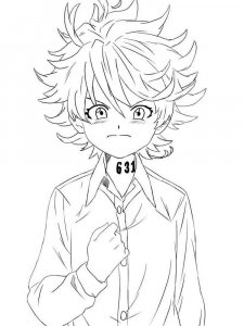 The Promised Neverland coloring page 4 - Free printable