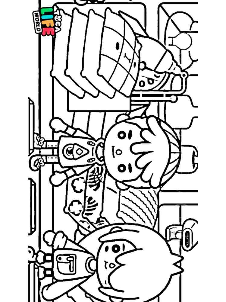 Toca Boca coloring pages. Download and print Toca Boca coloring pages.