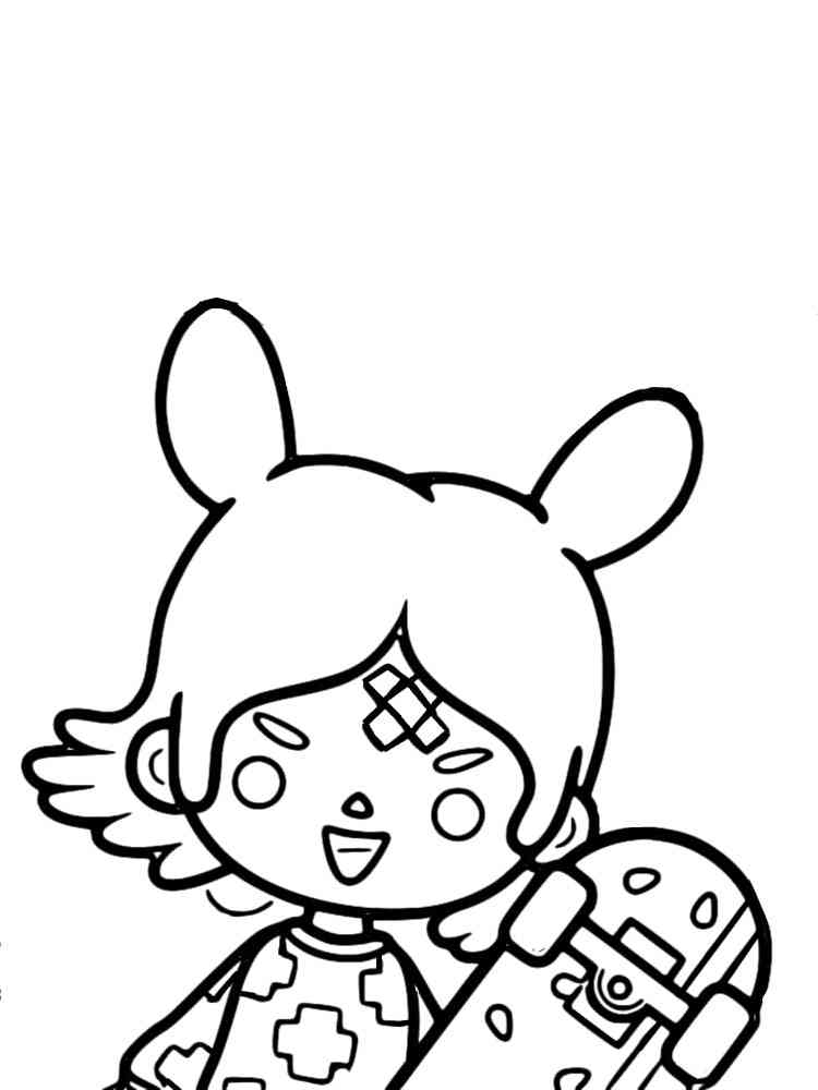 Printable Toca Boca Coloring Pages