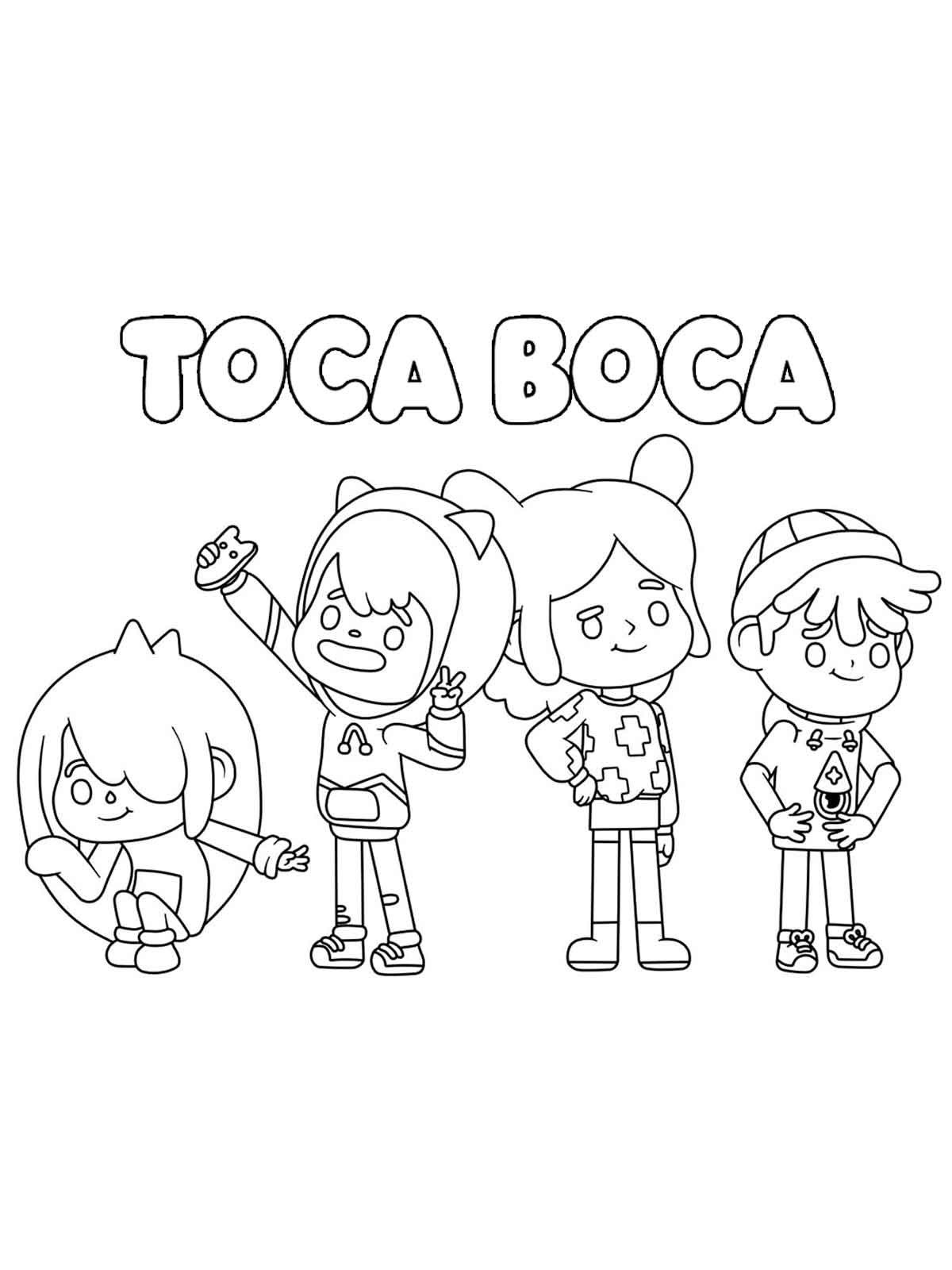 24 Toca Boca Coloring Pages (Free PDF Printables)