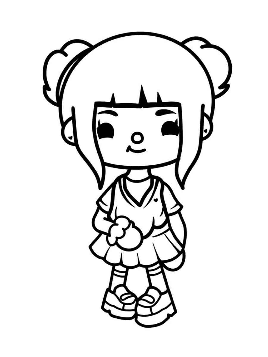 Toca Boca Coloring Pages Printable for Free Download