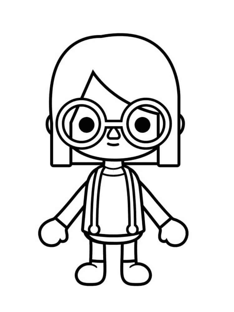 √ Toca Life Coloring Pages : Toca Boca Coloring Pages New Pictures Free