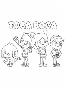 Toca Boca coloring page 37 - Free printable