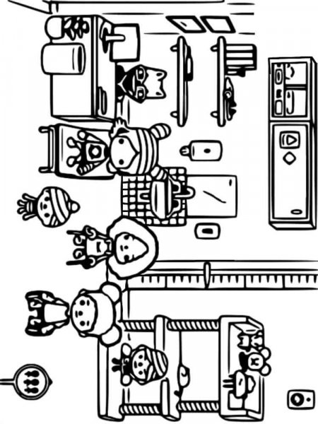 Toca Boca coloring pages