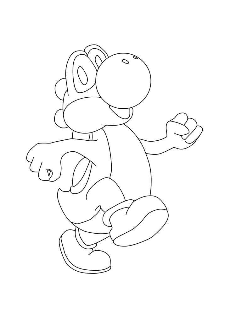 Yoshi coloring pages. Free Printable Yoshi coloring pages.