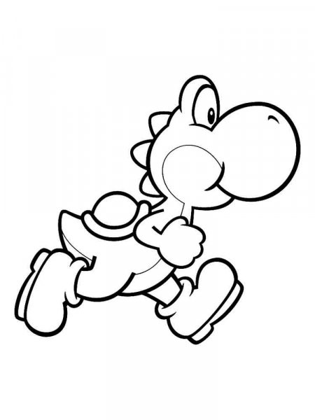 Yoshi coloring pages