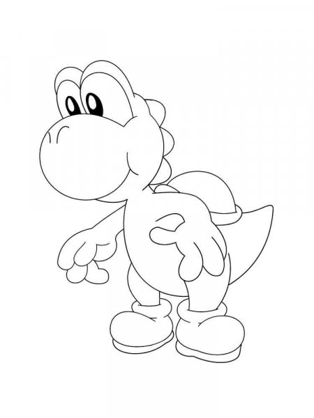 Yoshi coloring pages