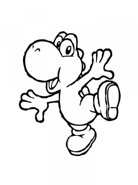 Yoshi coloring pages