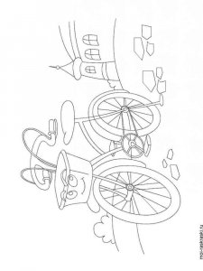 Bicycle coloring page 10 - Free printable