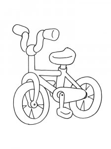 Bicycle coloring page 25 - Free printable
