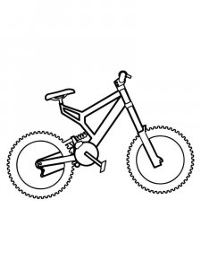 Bicycle coloring page 26 - Free printable