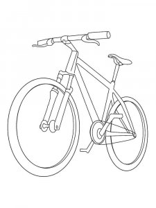 Bicycle coloring page 30 - Free printable