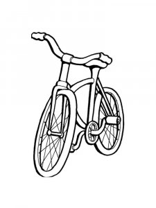 Bicycle coloring page 31 - Free printable