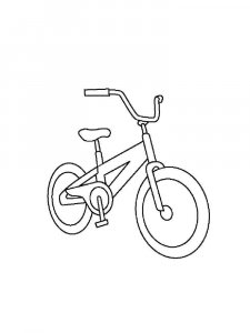Bicycle coloring page 32 - Free printable