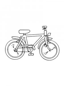 Bicycle coloring page 35 - Free printable