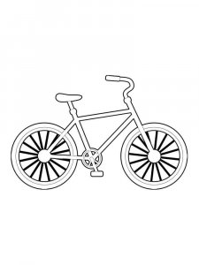 Bicycle coloring page 36 - Free printable