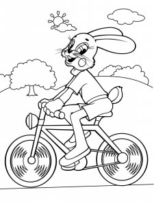 Bicycle coloring page 40 - Free printable