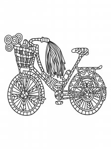 Bicycle coloring page 41 - Free printable