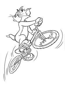 Bicycle coloring page 47 - Free printable